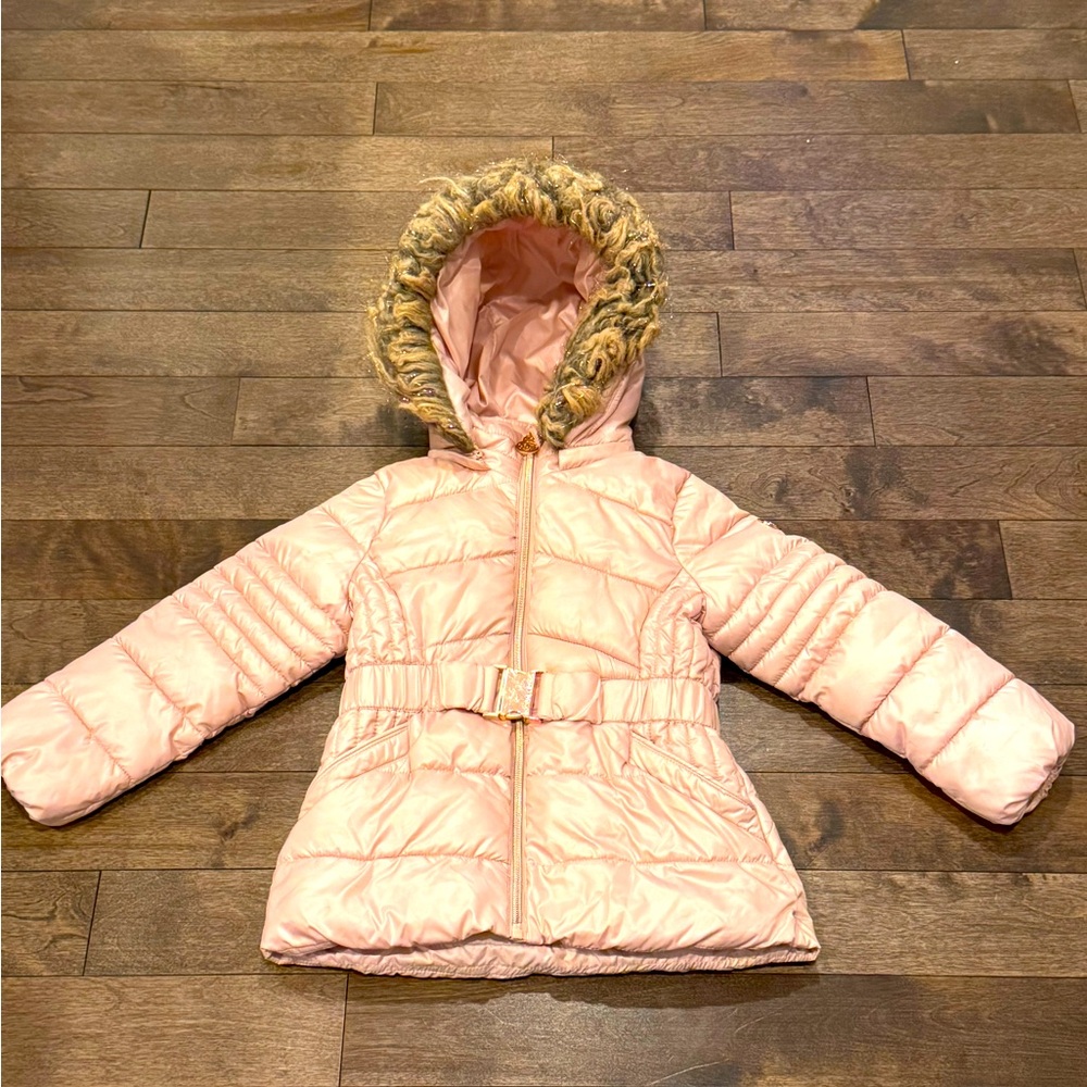 ✨💕 Michael Kors girl pink jacket size 4T 💕✨